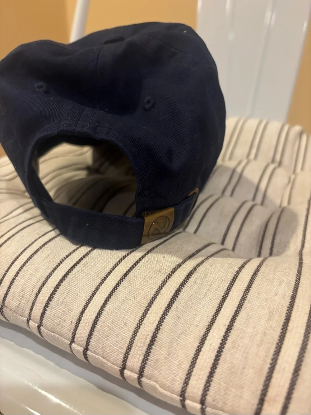 Rey to Z Embroidered 'M' Navy Baseball Cap
